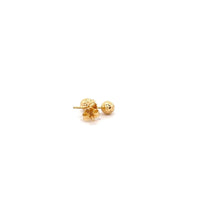 Load image into Gallery viewer, 18K Gold Earrings Stud Ball Small 0.85 grams - Rafant