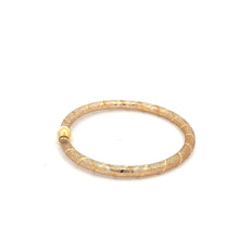 Load image into Gallery viewer, 18K Gold Bracelet Mesh Soft Bangle Size 6 inches - Rafant