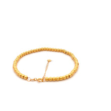 Load image into Gallery viewer, 18K Gold Bracelet Beaded Balls Size 6 inches 1 inch Extension 1.18 grams - Rafant