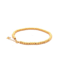 Load image into Gallery viewer, 18K Gold Bracelet Beaded Ball Size 6 inches plus 1 inch 1.19 grams - Rafant