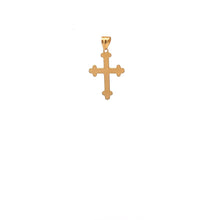 Load image into Gallery viewer, 18K Gold Pendant Charm Cross Religious 0.60 grams - Rafant