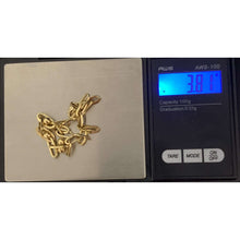 Load image into Gallery viewer, 18K Gold Bracelet Chain Link Paperclip 7.5 inches 3.81 grams
