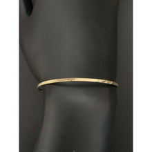 Load image into Gallery viewer, 18K Gold Bracelet Bangle Yellow Gold 6 inches Small Extra Small 2.32 grams