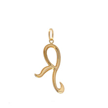 Load image into Gallery viewer, 18K Gold Pendant Letter R 1.50 grams Not a Back to Back Design - Rafant