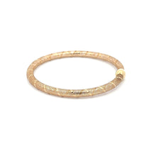 Load image into Gallery viewer, 18K Gold Bracelet Mesh Soft Bangle Flexible Size 6.5 - Rafant