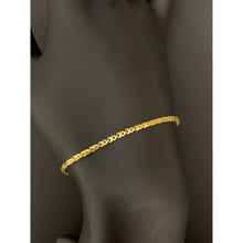 Load image into Gallery viewer, 18K Gold Bracelet 6.25 inches plus 1 inch extension 1.51 grams