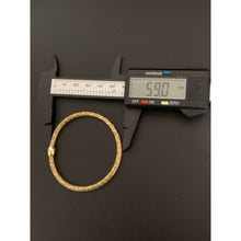 Load image into Gallery viewer, 18K Gold Bracelet Bangles Soft Mesh Flexible Stretchable 7 inches 1.04 grams