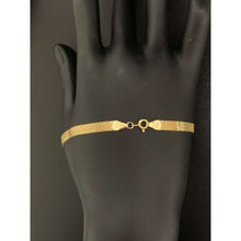 Load image into Gallery viewer, 18K Gold Bracelet 7.5 inches 2.90 grams