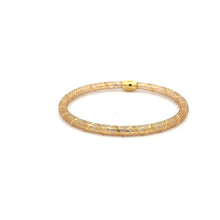Load image into Gallery viewer, 18K Japan Gold Bracelet Mesh Soft Bangle Flexible 6.5 inches 1.01 grams - Rafant