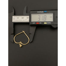 Load image into Gallery viewer, 18K Gold Pendant Open Heart 0.99 grams - Rafant