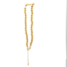 Load image into Gallery viewer, 18K Gold Bracelet Beaded Balls Size 6 inches plus 1 inch 1.19 grams - Rafant