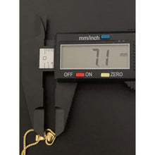Load image into Gallery viewer, 18K Gold Bracelet 7.5 inches with Heart Charm 1.40 grams