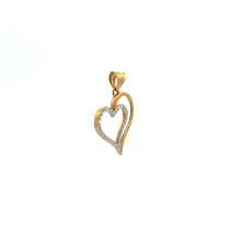 Load image into Gallery viewer, 18K Gold Pendant Heart 1.34 grams - Rafant