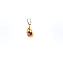 Load image into Gallery viewer, 18K Gold Pendant Charm Knot Small 0.65 grams Tricolor - Rafant