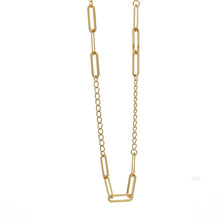 Load image into Gallery viewer, 18K Gold Bracelet Paperclip Cable Link Size 6 inches plus 1.5 inches Extension 1.35 grams - Rafant