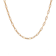 Load image into Gallery viewer, 18K Gold Necklace Chain Cable Link 17.75 inches - Rafant