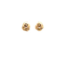 Load image into Gallery viewer, 18K Gold Earrings Stud Knot 2.10 grams - Rafant