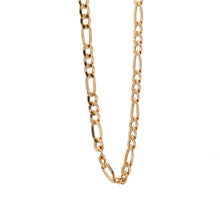 Load image into Gallery viewer, 18K Yellow Gold Bracelet Figaro 7.25 inches 1.88 grams Women - Rafant