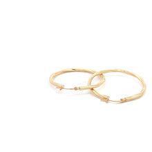 Load image into Gallery viewer, 18K Gold Earrings Hoops Loops Spiral 1.45 grams - Rafant