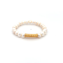 Load image into Gallery viewer, 18K Gold Tube Lucky Charm Bracelet Gemstones Birthstones 6mm - Rafant