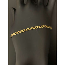 Load image into Gallery viewer, 18K Gold Bracelet Chain Curb 7.5 inches 2.08 grams