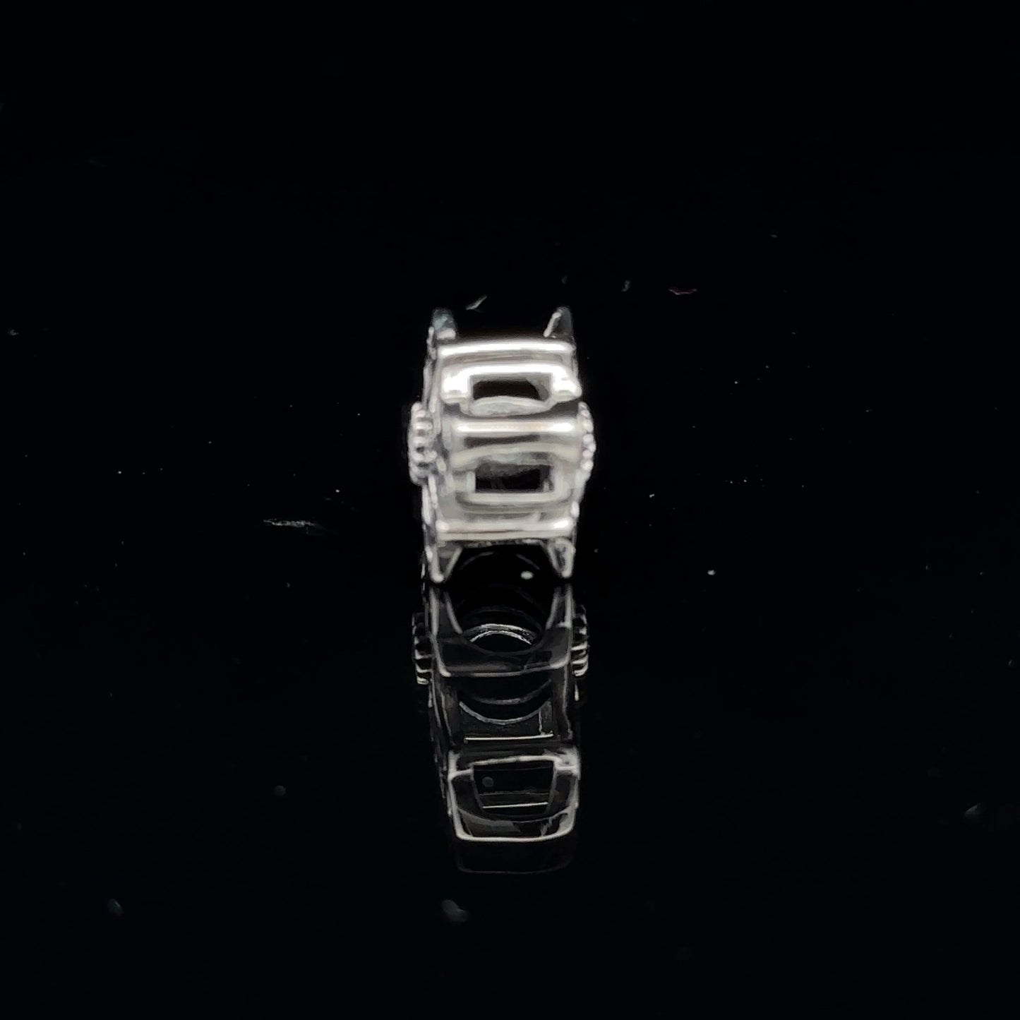 925 Sterling Silver Charm Bead Cross For Charm Bracelet Necklace - Rafant