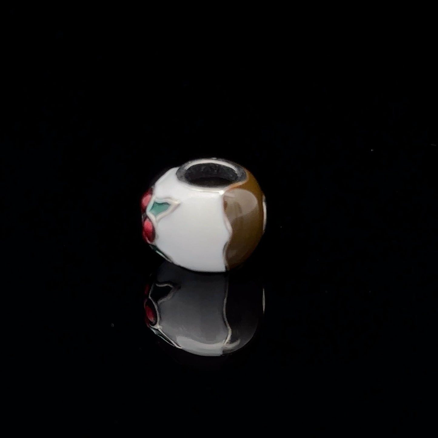 925 Sterling Silver Charm Bead Christmas Holiday For Charm Bracelet Necklace - Rafant