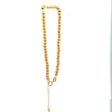 Load image into Gallery viewer, 18K Gold Bracelet Beaded Balls Size 6 inches plus 1 inch 1.19 grams - Rafant