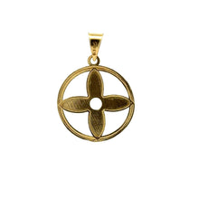 Load image into Gallery viewer, 18K Gold Pendant Round Circle 1.85 grams - Rafant