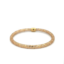 Load image into Gallery viewer, 18K Gold Bracelet Mesh Soft Bangle Flexible Size 6.5 - Rafant