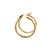Load image into Gallery viewer, 18K Gold Earrings Hoops Polished - Rafant