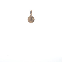 Load image into Gallery viewer, 18K Gold Pendant Jesus Christ Religious Round Tiny - Rafant