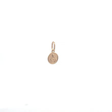 Load image into Gallery viewer, 18K Gold Pendant Jesus Christ Religious Round Tiny - Rafant