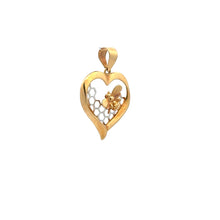 Load image into Gallery viewer, 18K Gold Pendant Heart Bee 2.03 grams - Rafant