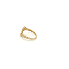 Load image into Gallery viewer, 18K Gold Ring Heart Infinity Size 6 - Rafant