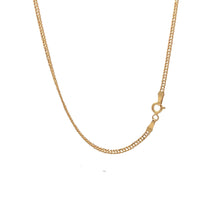 Load image into Gallery viewer, 18K Gold Necklace Chain Curb 21 inches 3.06 grams - Rafant