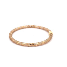 Load image into Gallery viewer, 18K Gold Bracelet Mesh Soft Bangle Flexible Size 6.75 inches 1.15 grams - Rafant