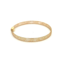 Load image into Gallery viewer, 18K Gold Bracelet Mesh Soft Bangle Flexible Size 6.75 inches - Rafant