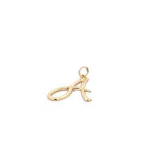 Load image into Gallery viewer, 18K Gold Pendant Letter Initial A - Rafant