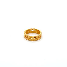 Load image into Gallery viewer, 24K 999 Gold Ring Money Coin S 7.5 - Rafant