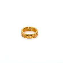 Load image into Gallery viewer, 24K 999 Gold Ring Money Coin S 7.5 - Rafant