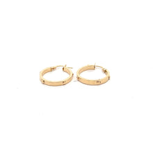 Load image into Gallery viewer, 18K Gold Earrings Hoops 1.41 grams - Rafant