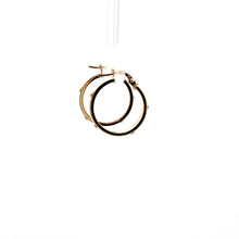 Load image into Gallery viewer, 18K Gold Earrings Hoops 1.41 grams - Rafant