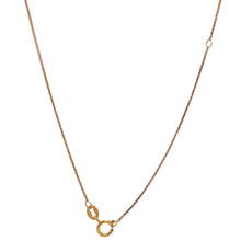 Load image into Gallery viewer, 18K Gold Necklace Chain 17.5 inches Pendant Round Circles Tiny Beads 1 gram - Rafant