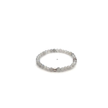 Load image into Gallery viewer, Natural Labradorite Gemstones Mini 4mm 18K Gold Charm Bead - Rafant