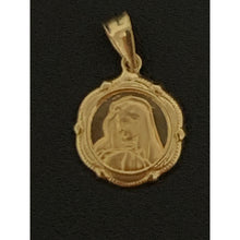 Load image into Gallery viewer, 18K Gold Pendant Charm Religious Mother Mary 0.79 grams Not a Back to Back Design - Rafant