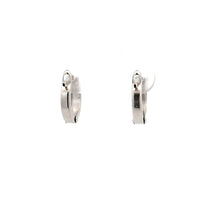 Load image into Gallery viewer, 18K White Gold Earrings Huggies Very Tiny 1.08 grams - Rafant