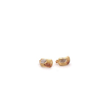 Load image into Gallery viewer, 18K Gold Earrings French Clips Tricolor 1.27 grams - Rafant
