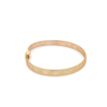 Load image into Gallery viewer, 18K Gold Bracelet Mesh Soft Bangle 6.5 inches 0.82 grams - Rafant
