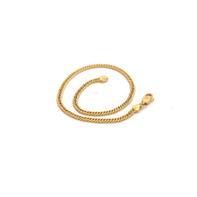Load image into Gallery viewer, 18K Gold Bracelet Curb Chain Size 7.5 inches - Rafant